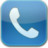 phone blue glow Icon